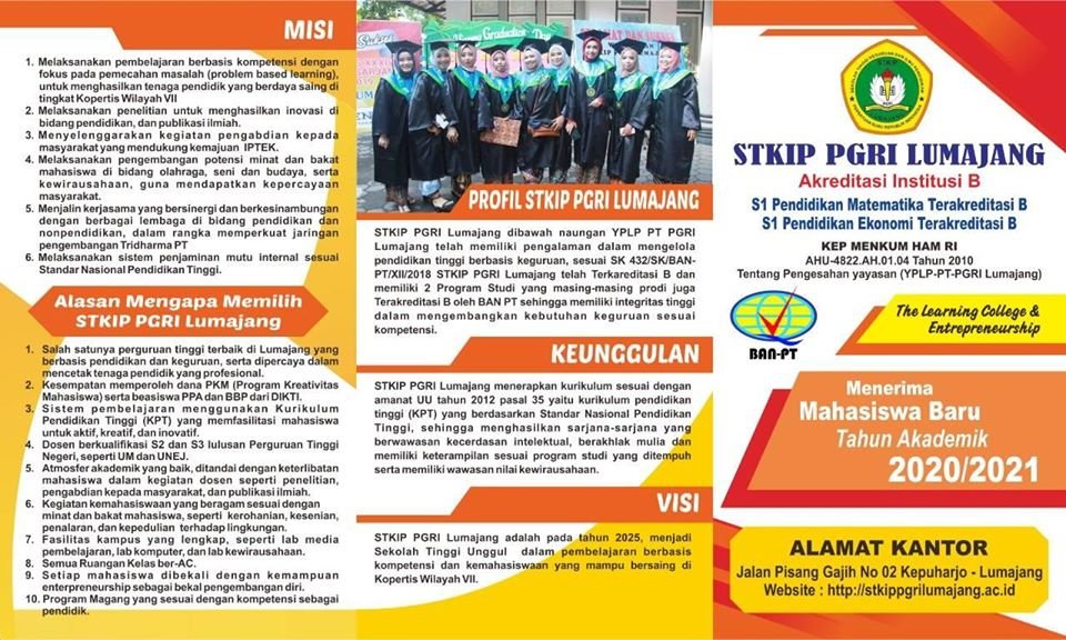 PENERIMAAN MAHASISWA BARU TAHUN 2020